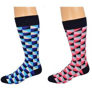 Men's Dress Casual 2 Pair Combed Cotton Socks